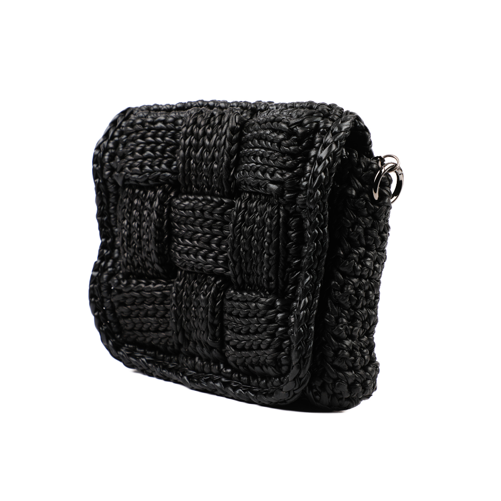 Danila Puzzle Metallic Crossbody - Black Matte