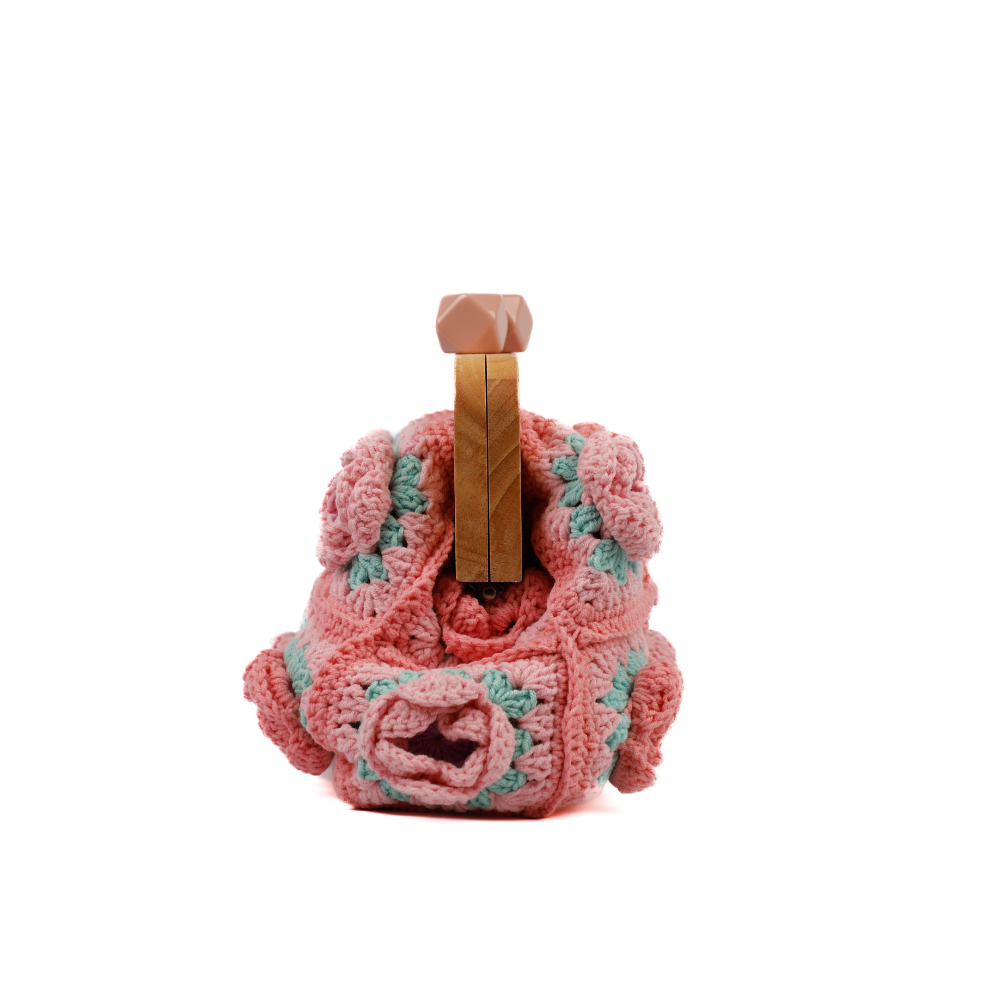 Italia Macrame Purse - Rosie Bloom
