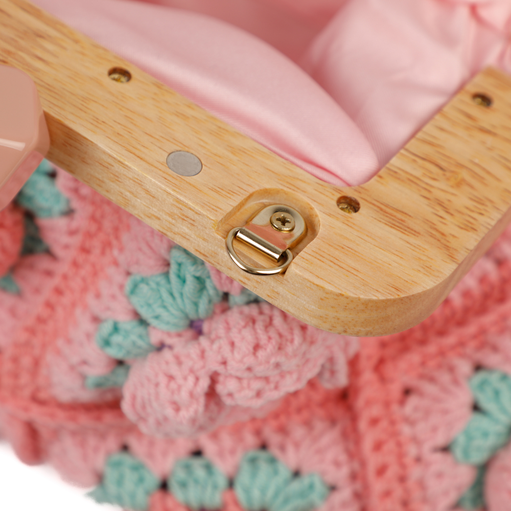 Italia Macrame Purse - Rosie Bloom