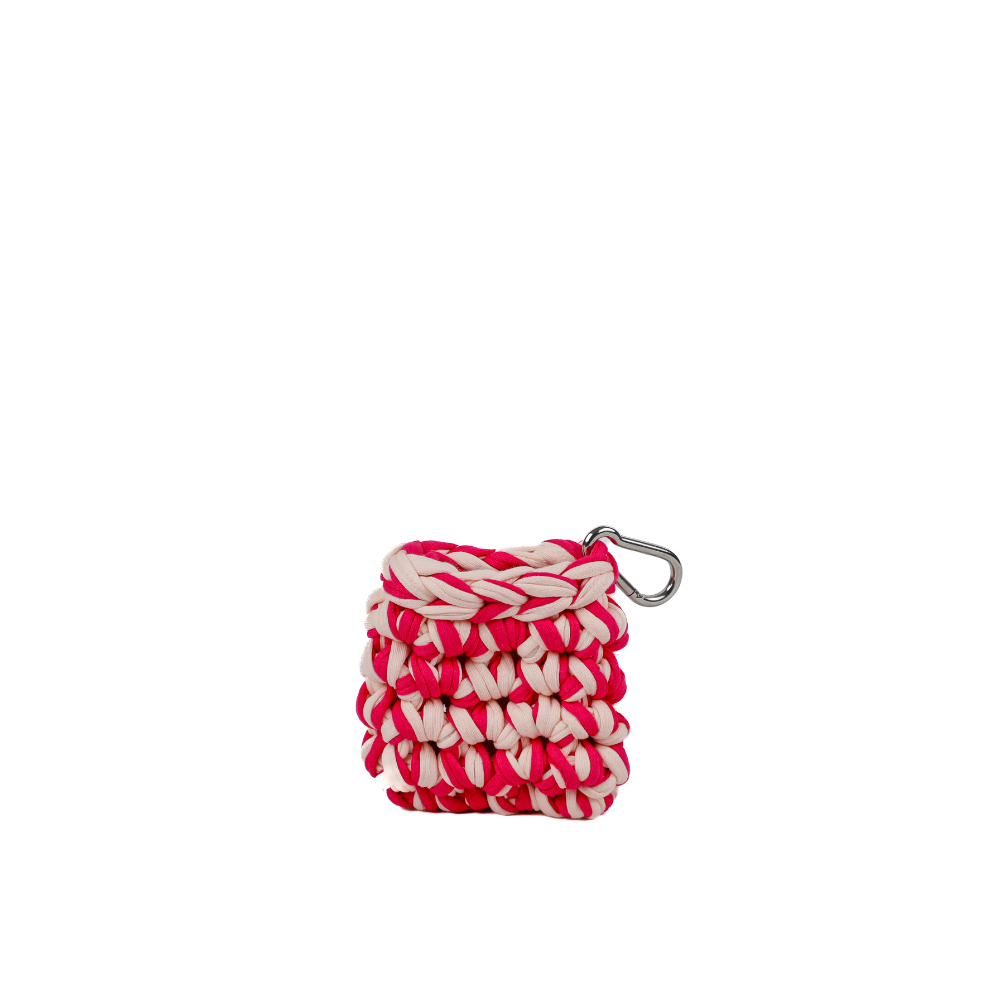 Airpods T-Shirt Yarn Case - Red & White