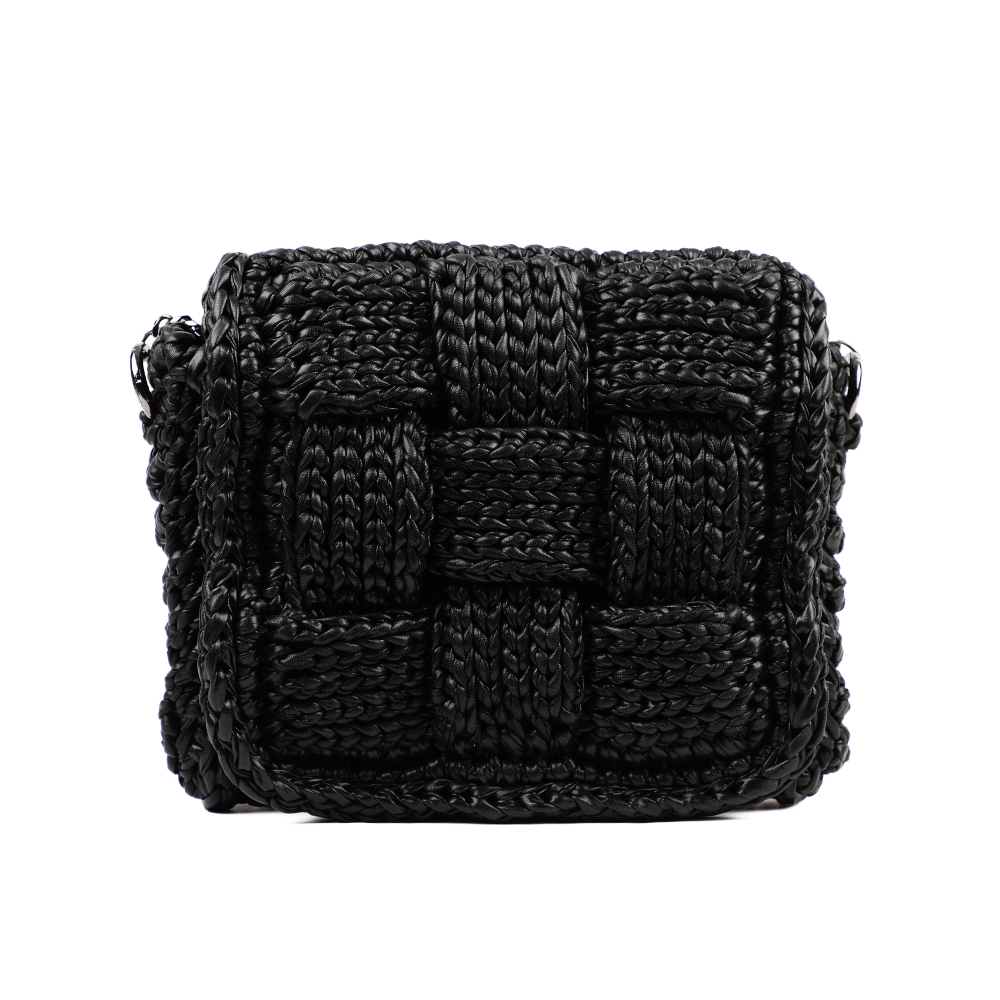 Danila Puzzle Metallic Crossbody - Black Matte