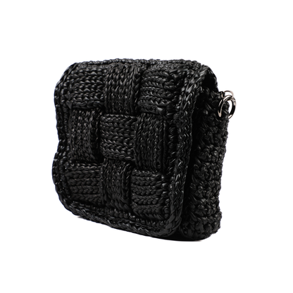 Danila Puzzle Metallic Crossbody - Black Matte