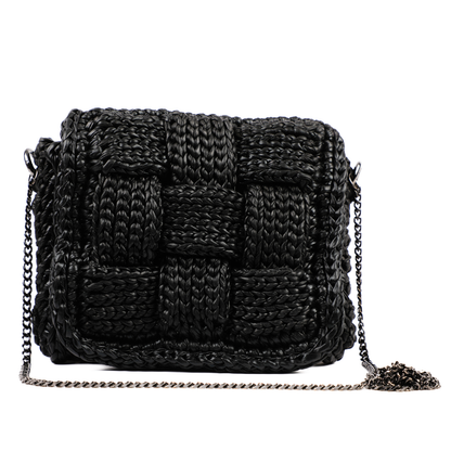Danila Puzzle Metallic Crossbody - Black Matte