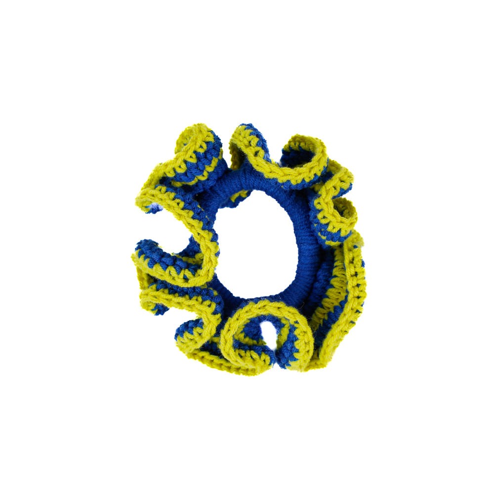 Scrunchie - Pistachio Blue