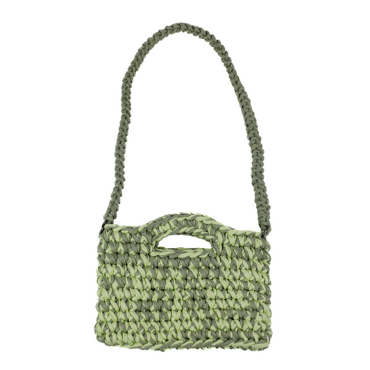 Siena T-Shirt Yarn Crossbody - Shades of Green