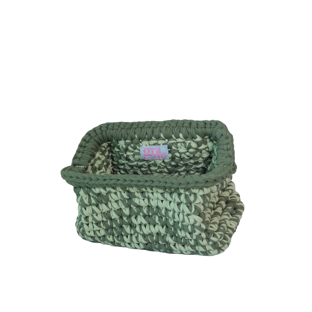 Fabrizia T-Shirt Yarn Clutch - Jungle Green