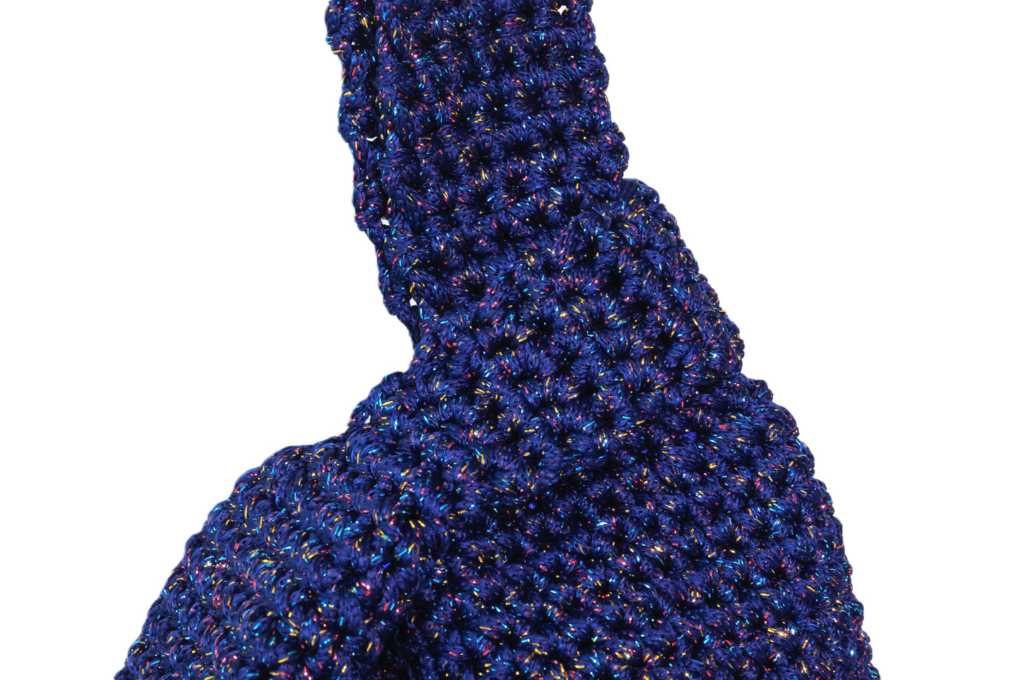 Cecilia Macrame Knot Bag - Indigo Blue