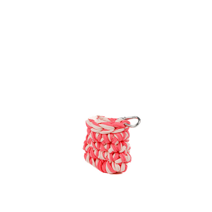Airpods T-Shirt Yarn Case - Pink & Coral