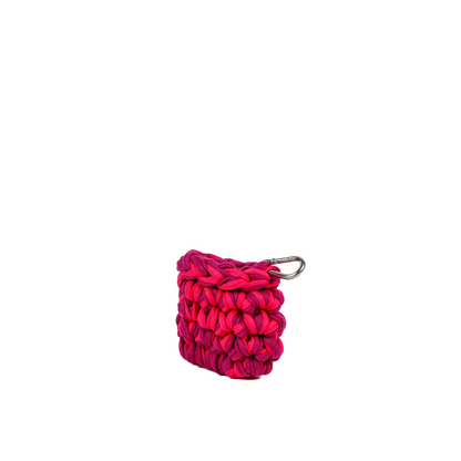 Airpods T-Shirt Yarn Case - Purple & Fuchsia